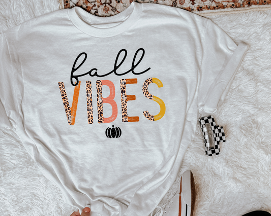 Fall Vibes Half Leopard DTF TRANSFER