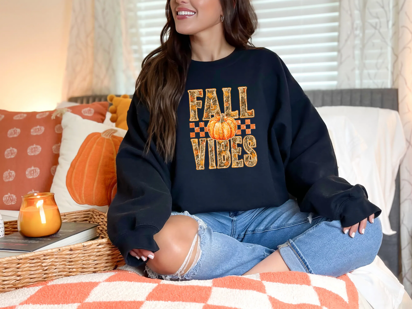 Fall Vibes Typography DTF TRANSFER