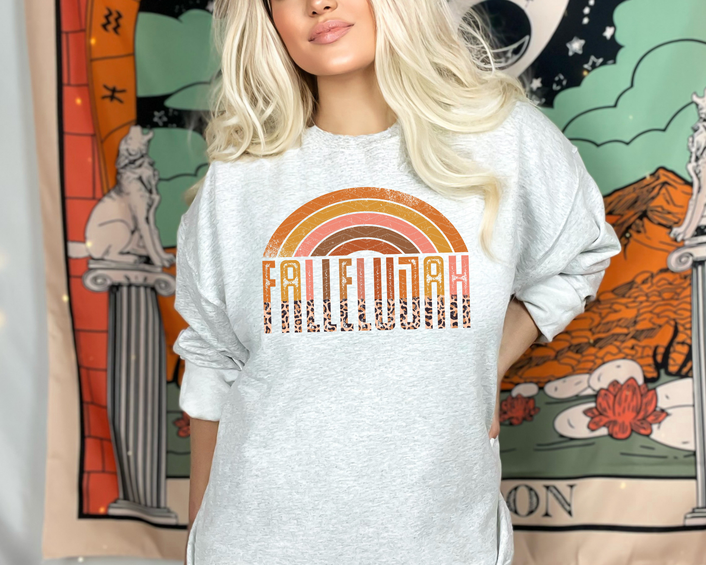 Fallelujah Rainbow Leopard DTF TRANSFER