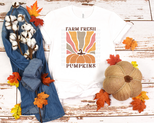 Farm Fresh Pumpkins Collage DTF TRANSFER