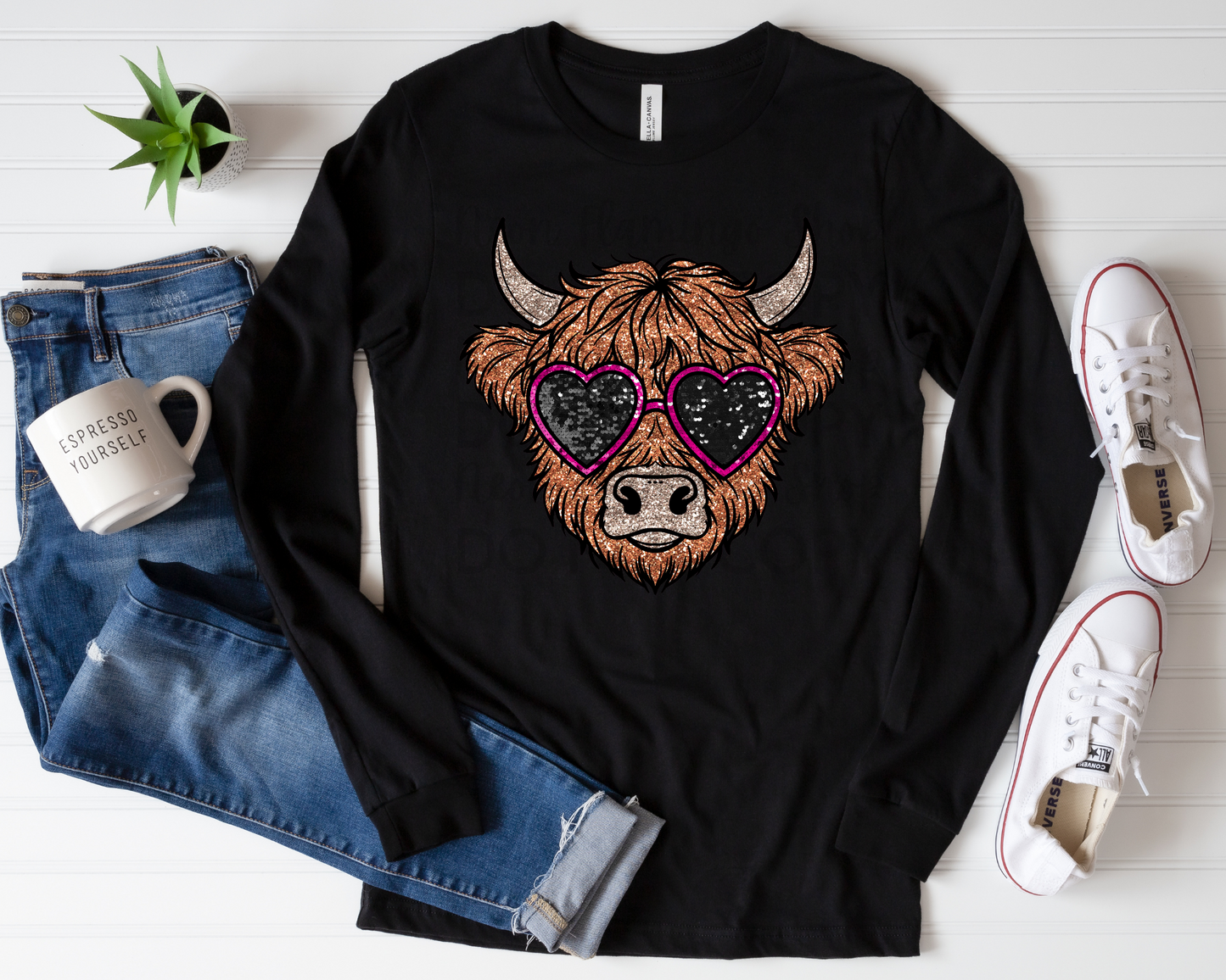 Faux Highland Cow