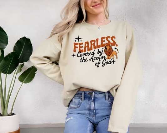 Fearless Covered By The Armor of God DTF TRANSFER