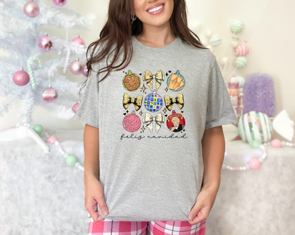 Feliz Navidad Mexican Ornaments DTF TRANSFER