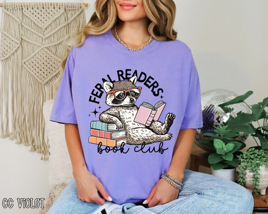 Feral Readers Book Club DTF TRANSFER