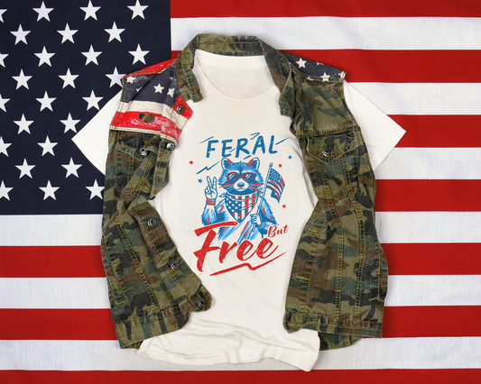 Feral but Free DTF TRANSFER
