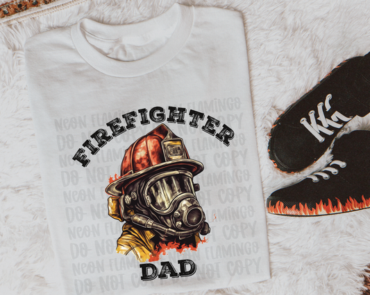 Firefighter Dad DTF TRANSFER