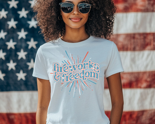 Fireworks & Freedom DTF TRANSFER