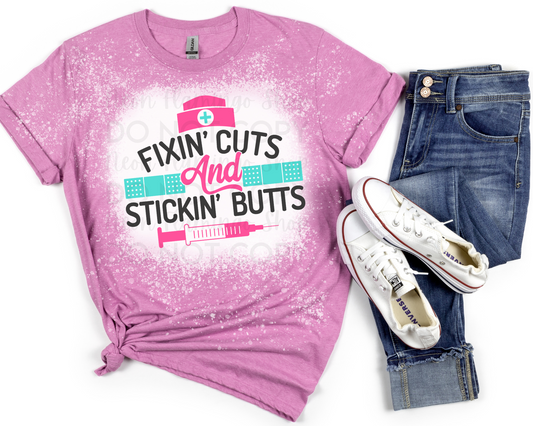 Fixin' Cuts and Stickin' Butts DTF TRANSFER