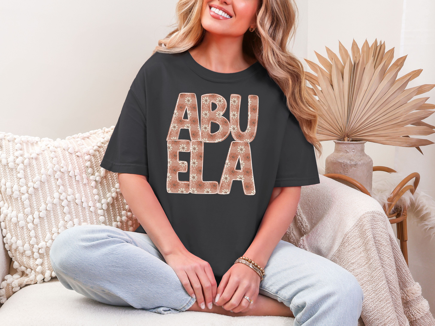 Floral Names ABUELA DTF TRANSFER