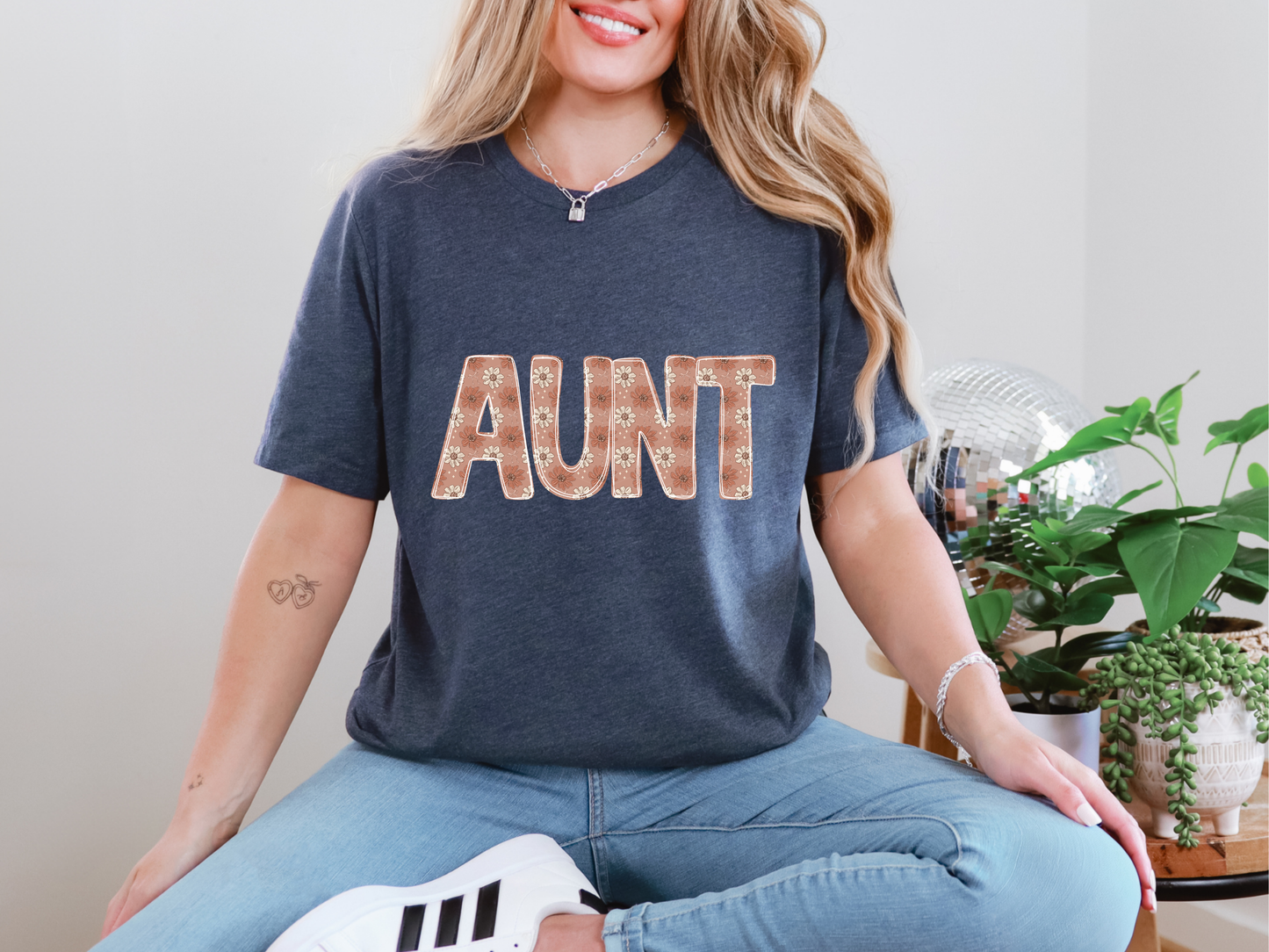 Floral Names AUNT DTF TRANSFER