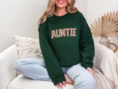 Floral Names AUNTIE Curved DTF TRANSFER