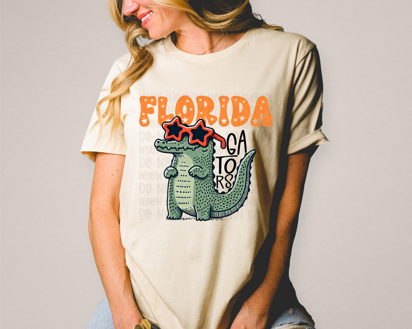 Florida Gators Cartoon Mascot DTF TRANSFER