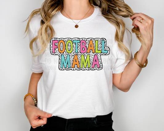 Football Mama Dalmatian Dots