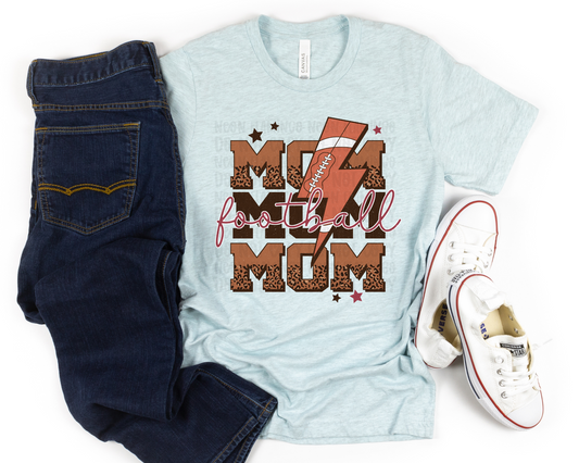 Football Mom Lightning bolt