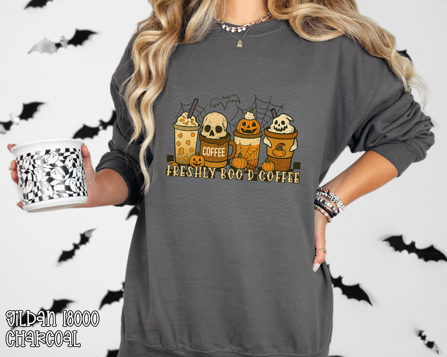 Freshly Boo'd Coffee DTF TRANSFER