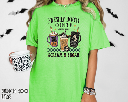 Freshly Boo'd Coffee DTF TRANSFER