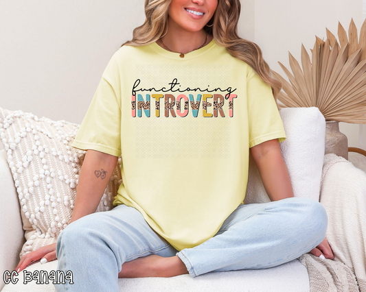 Functioning Introvert DTF TRANSFER