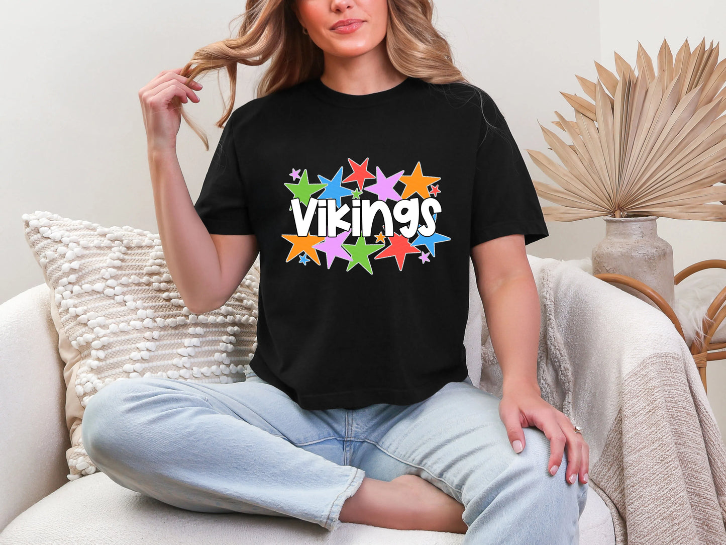 Funky Stars - Vikings DTF TRANSFER