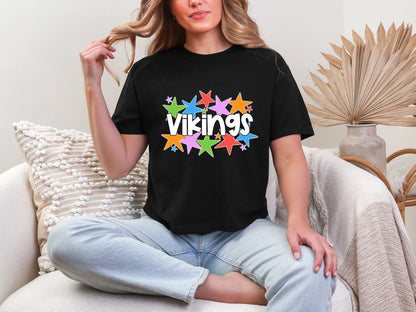 Funky Stars - Vikings DTF TRANSFER