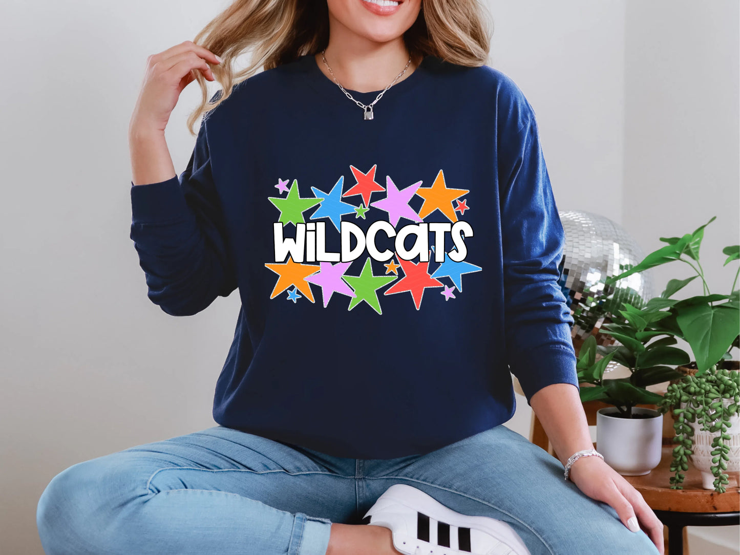 Funky Stars - Wildcats DTF TRANSFER