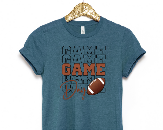 Game Day Stacked Football