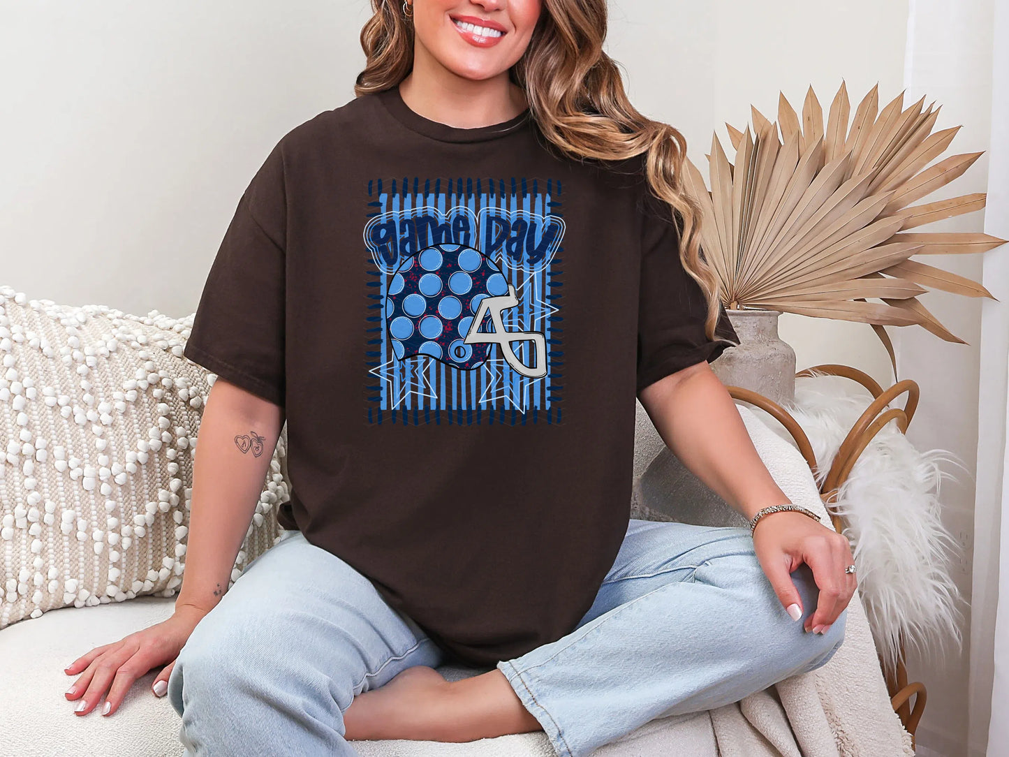 Game Day Navy Blue DTF TRANSFER