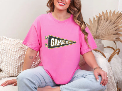 Game Day Pendant Gold 20 Gray Dark DTF TRANSFER