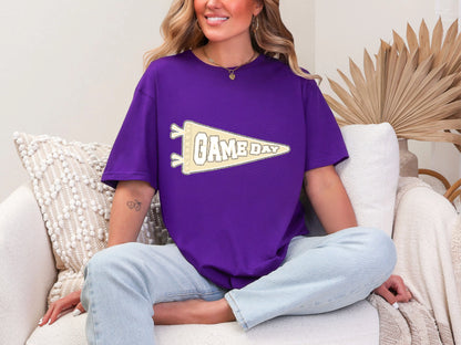 Game Day Pendant Silver 8 Cream DTF TRANSFER