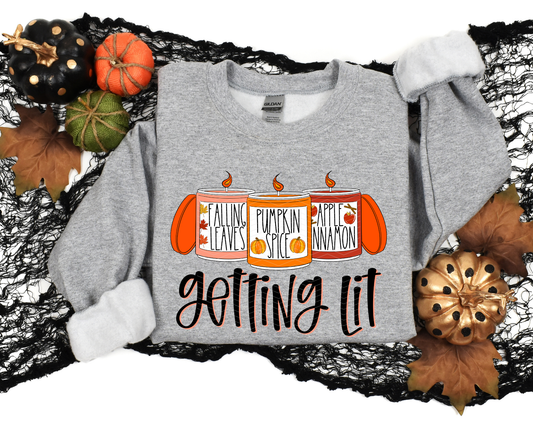 Getting Lit Candles DTF TRANSFER