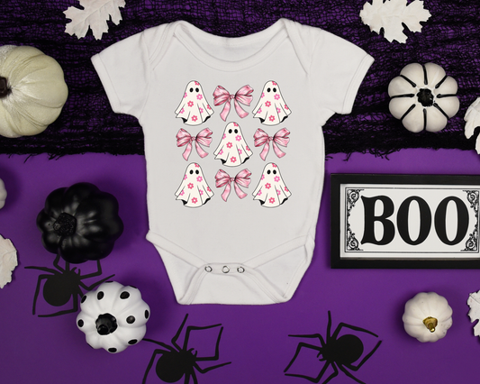 Ghost Pink Bow Collage