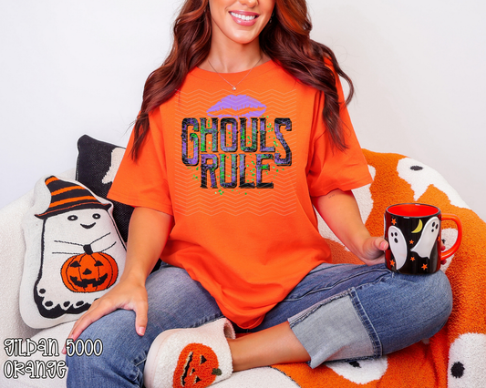 Ghouls Rule Kiss DTF TRANSFER