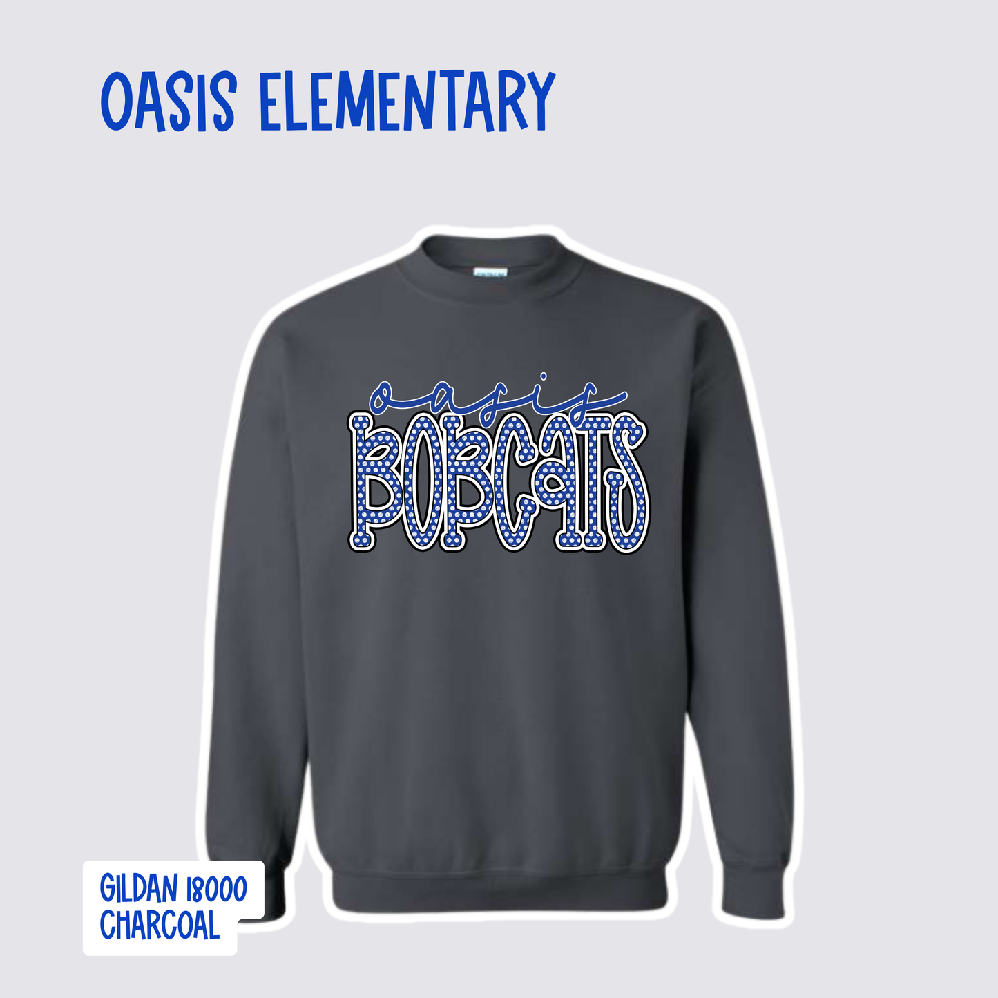 OASIS ELEMENTARY - ADULT Crewneck Sweatshirt