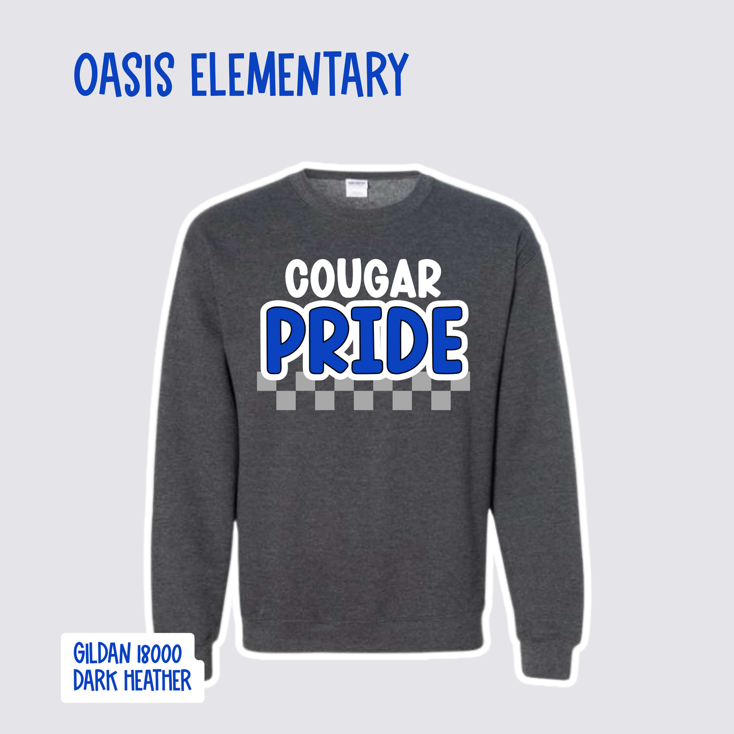 OASIS ELEMENTARY - ADULT Crewneck Sweatshirt