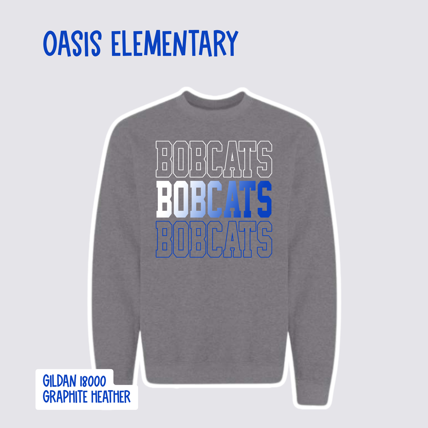 OASIS ELEMENTARY - ADULT Crewneck Sweatshirt