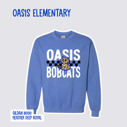 OASIS ELEMENTARY - ADULT Crewneck Sweatshirt