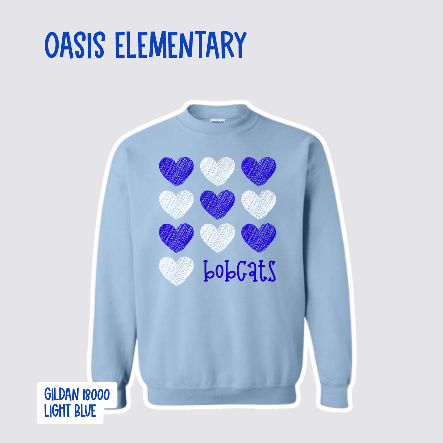 OASIS ELEMENTARY - ADULT Crewneck Sweatshirt