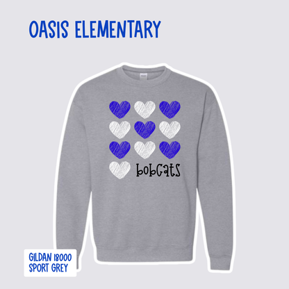 OASIS ELEMENTARY - ADULT Crewneck Sweatshirt