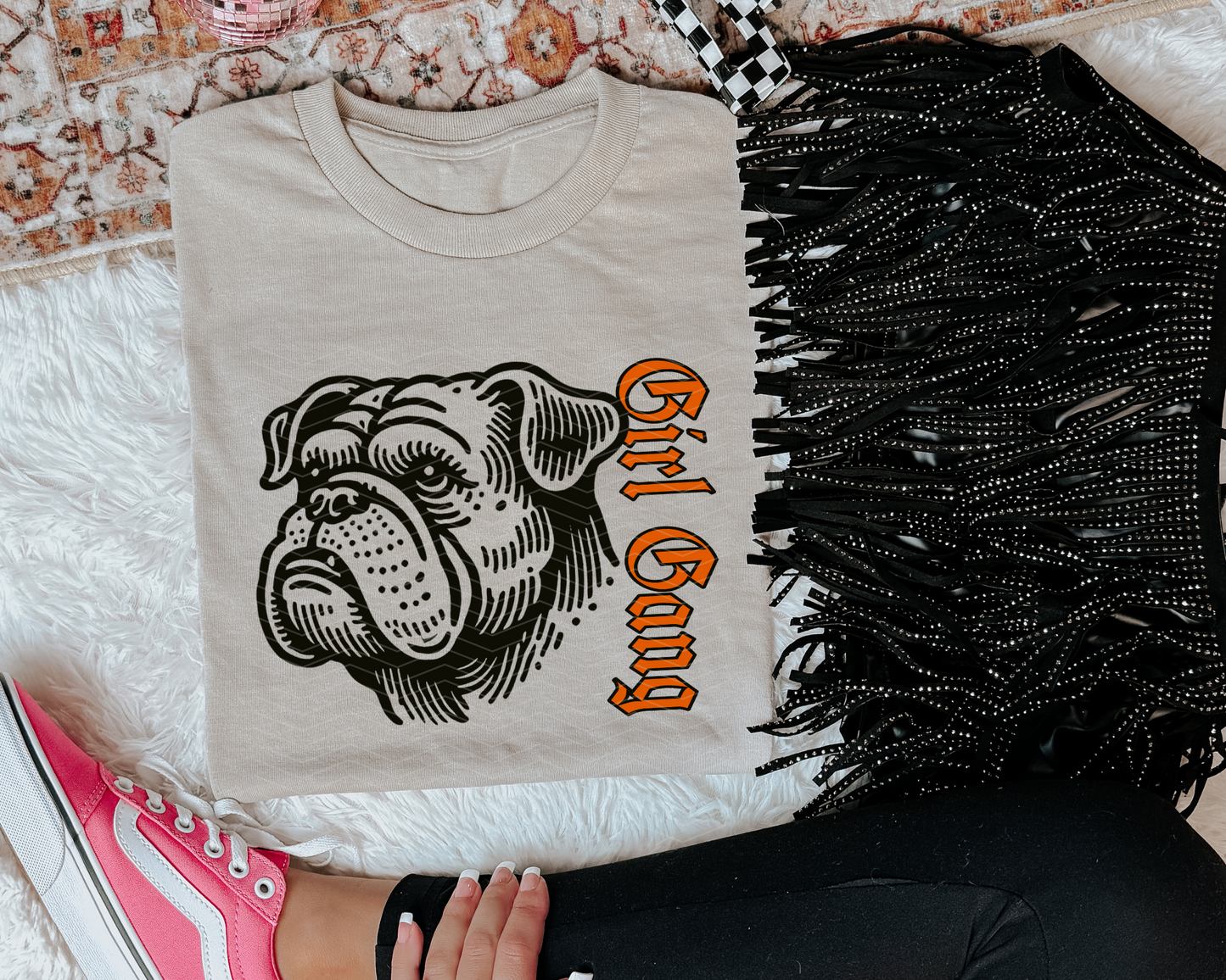 Girl Gang Bulldog DTF TRANSFER