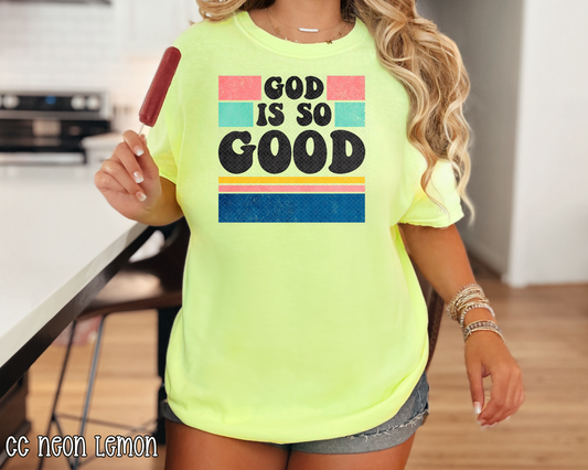 God Is So Good Retro