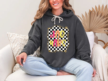 Gold Border Checkerboard Jaguars DTF TRANSFER