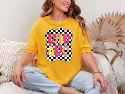 Gold Border Checkerboard Raiders DTF TRANSFER