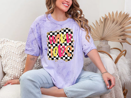 Gold Border Checkerboard Warriors 2 DTF TRANSFER