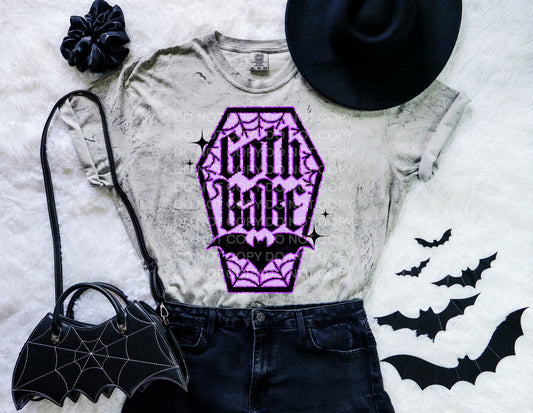 Goth Babe Coffin DTF TRANSFER