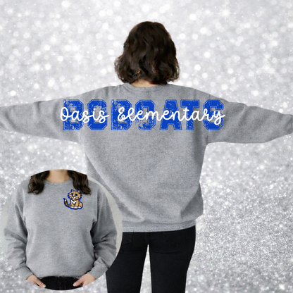 OASIS ELEMENTARY - ADULT Armspan Crewneck Sweatshirt
