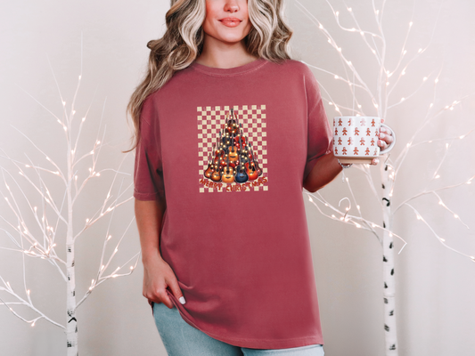 Guitar Christmas Tree DTF TRANSFER