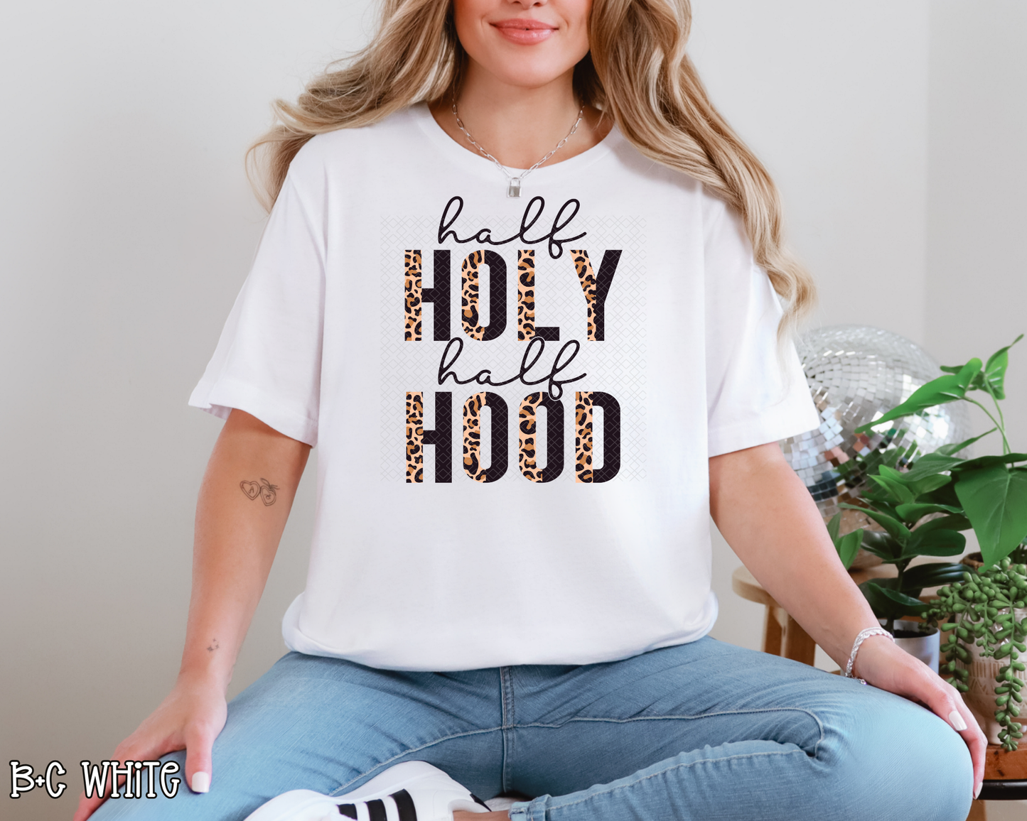 Half Holy Half Hood DTF TRANSFER