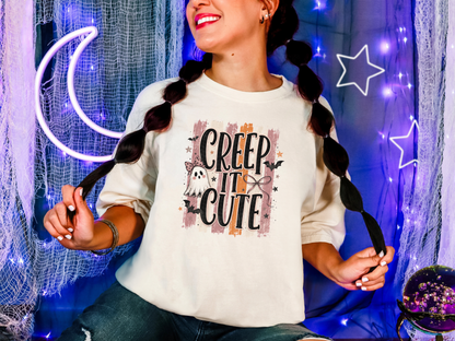 Halloween Stripes Creep It Cute DTF TRANSFER