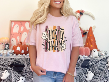 Halloween Stripes Ghostly Charm DTF TRANSFER