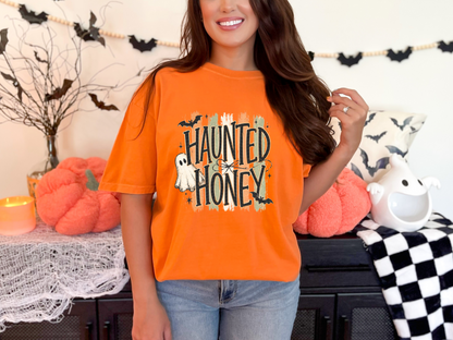 Halloween Stripes Haunted Honey DTF TRANSFER