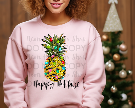 Happy Holidays Pineapple